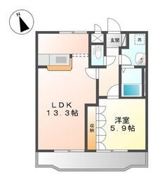 ポートヴィラ弐番館の物件間取画像